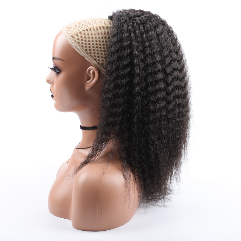 Drawstring Afro Curly Puff Ponytail - Falso cordão sintético rabo de cavalo