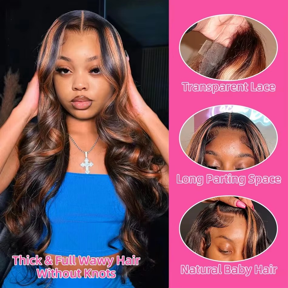 Lace Front Wigs - Peruca Frontal de Renda 13x4 com