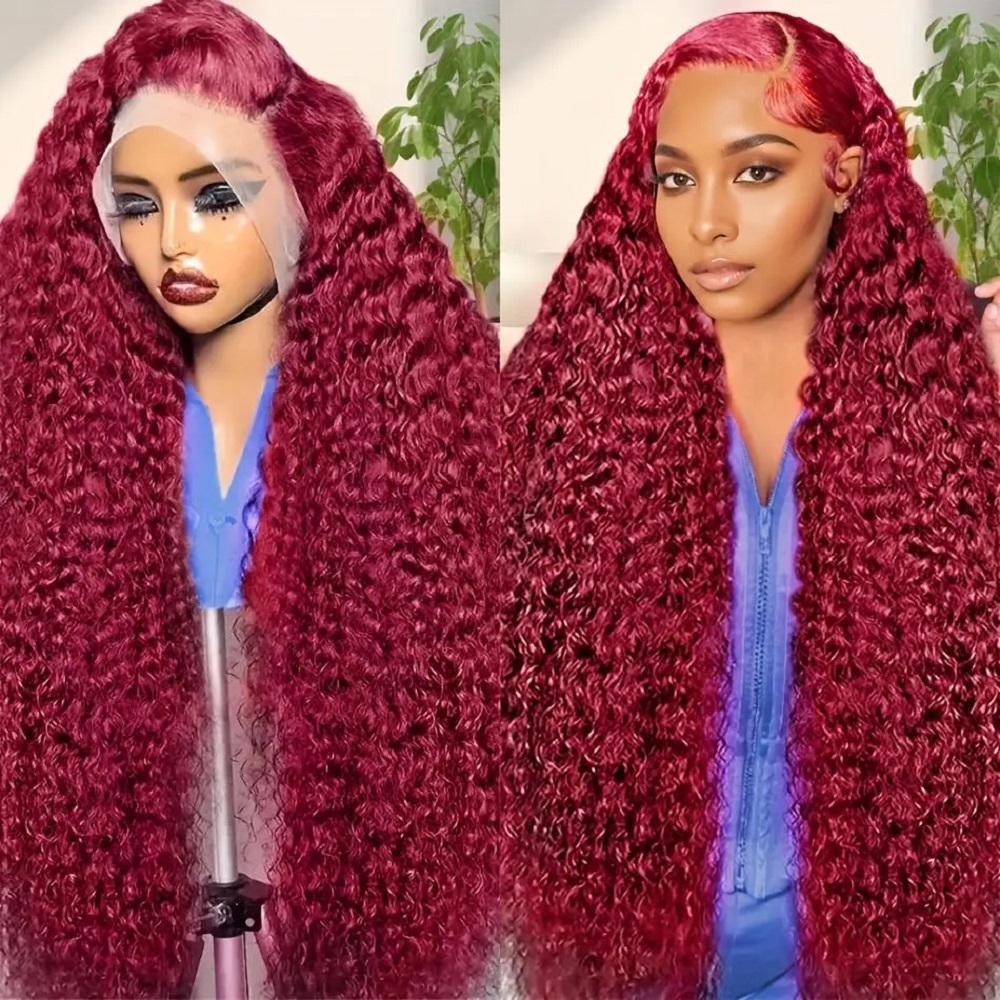 Human Hair Wigs - Peruca de Cabelo Humano Ondulado Profundo
