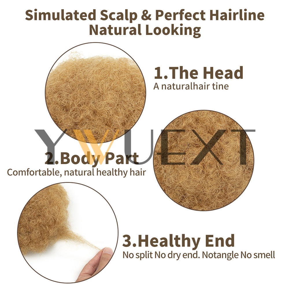 YWUEXT Rabo de Cavalo Afro Kin - Drawstring Afro Curly Puff Ponytail avaliação e preço