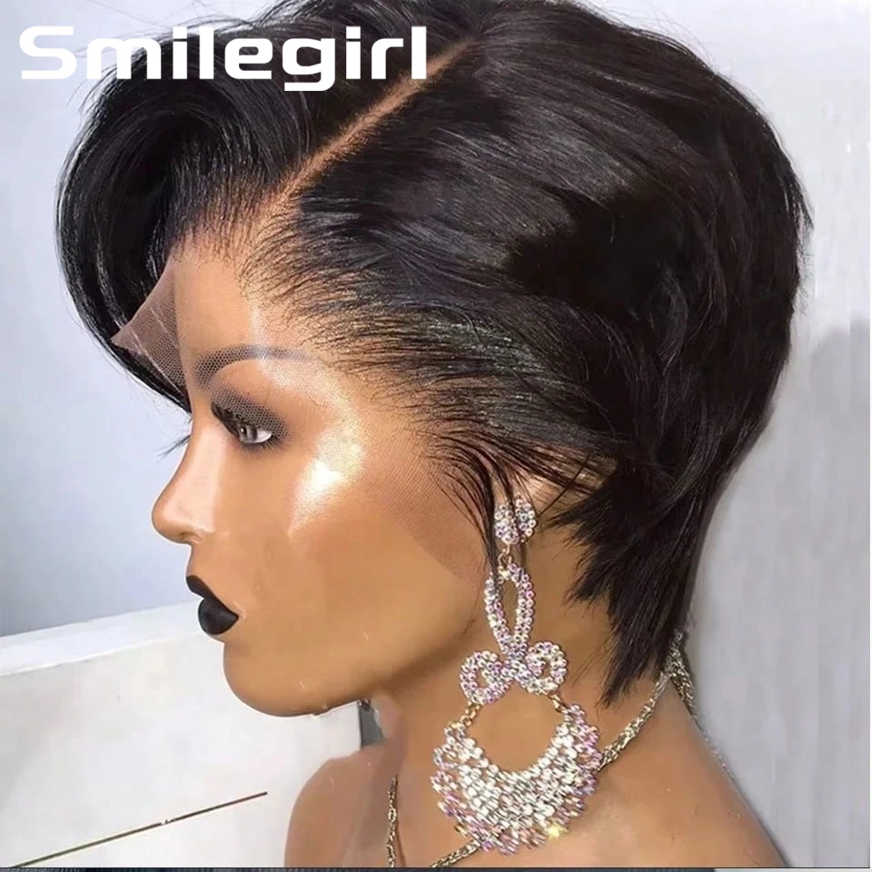 Peruca Curta Pixie Barata Atac - Short Pixie Cut Wig Human Hair Cheap avaliação e preço