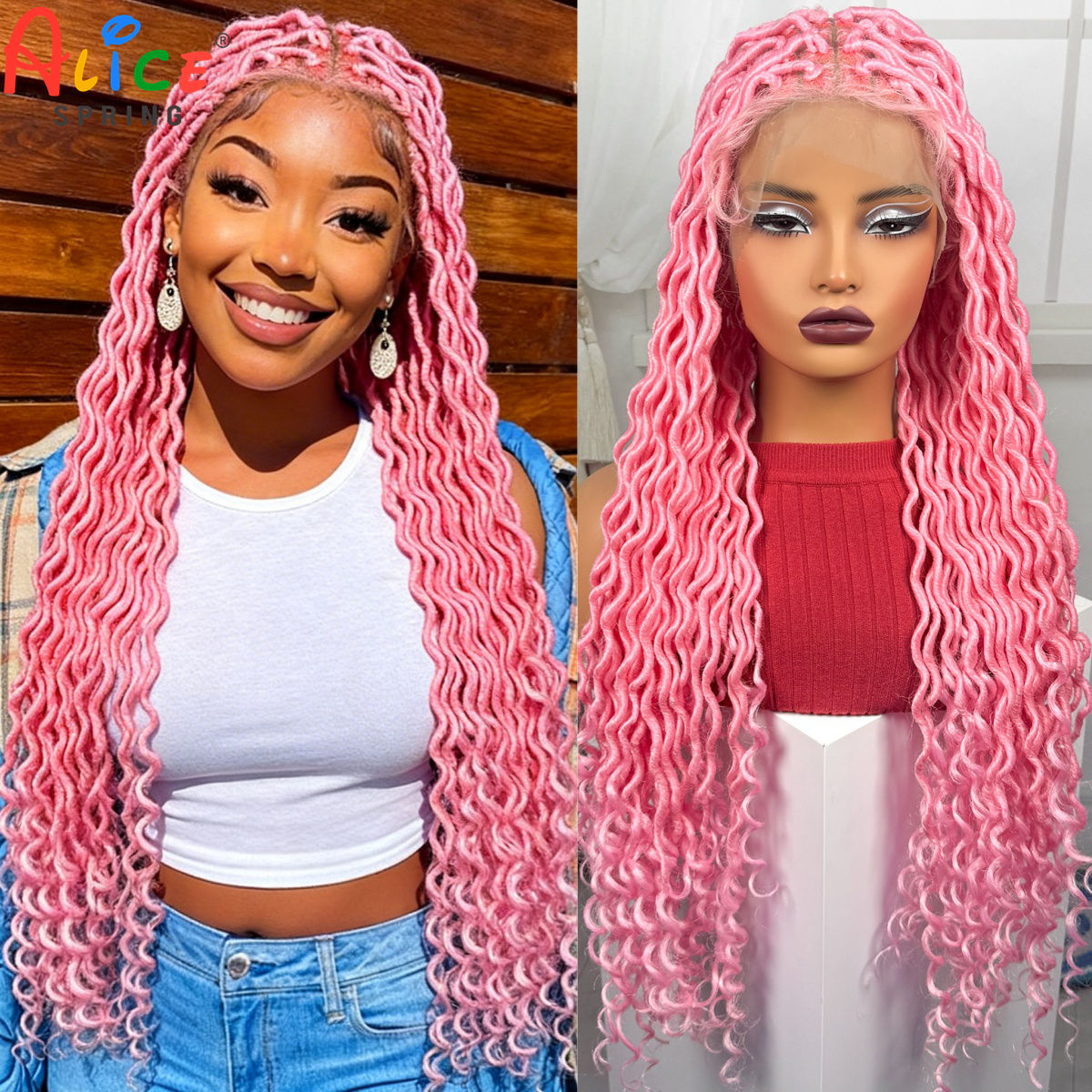 Perucas Trançadas Sintéticas R - Synthetic Braided Wigs For Black Women avaliação e preço