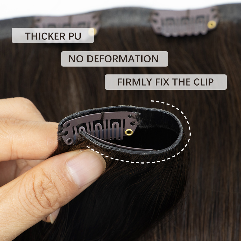 Grampo grosso invisível do plu - Invisible Tape In Extensions Real Hair avaliação e preço
